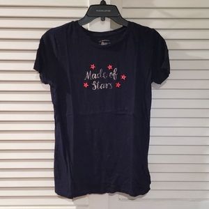 G.H. Bass & Co S Blue Graphic Tee